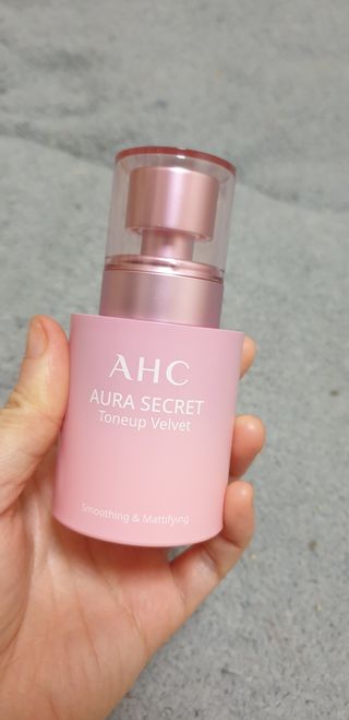 AHC 아우라 시크릿 톤업 벨벳 — 5점을 준 리뷰어가 2021년 5월 올린 사용 사진