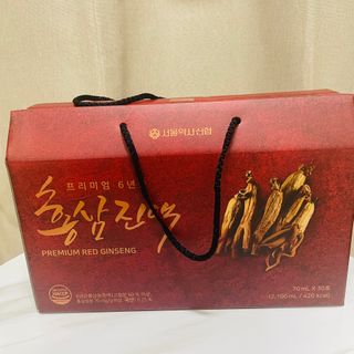서울약사신협_프리미엄 6년근 홍삼진액_70mlx30포 — 5점을 준 리뷰어가 2021년 2월 올린 사용 사진