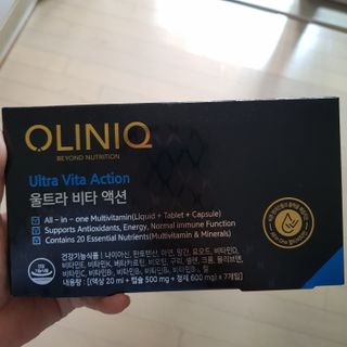 올리닉 울트라비타액션 — 5점을 준 리뷰어가 2021년 8월 올린 사용 사진