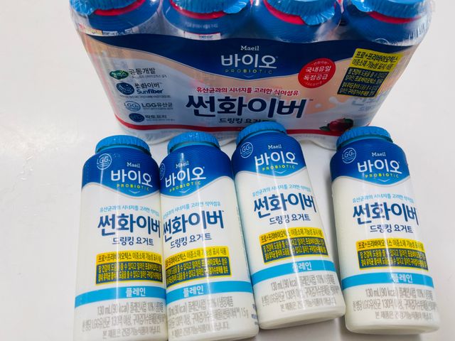 LIVE 매일바이오 썬화이버 드링킹 요거트 리뷰 사진