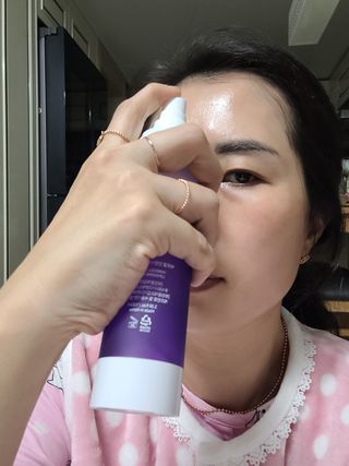 바르셀 기초화장품추천 히알루론산 앰플 미스트 [부스터_100ml+세럼_60ml]2종세트 — 5점을 준 리뷰어가 2021년 11월 올린 사용 사진