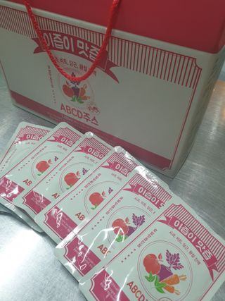 본황칠 이즙이 맛즙 ABC주스 30EA — 4.5점을 준 리뷰어가 2022년 8월 올린 사용 사진