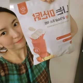 수플먼트 나는 마신닭!! 닭가슴살 주스키트, 먹기 힘들었던 닭가슴살 이제는 마시자 — 5점을 준 리뷰어가 2023년 7월 올린 사용 사진