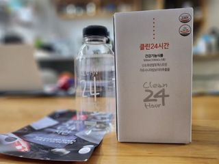 클린24시간 1BOX(5포) + 전용보틀(500ml) — 5점을 준 리뷰어가 2022년 10월 올린 사용 사진