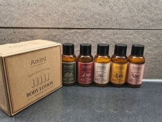 아미니 플라워 테라피 바디로션 5종키트 — 4.5점을 준 리뷰어가 2021년 1월 올린 사용 사진