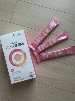 [인디닥터] 면역 생생 핑크 이뮨 젤리 — 5점을 준 리뷰어가 2022년 4월 올린 사용 사진