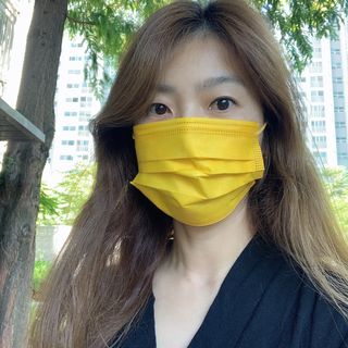 에어에이드 컬러 덴탈 마스크 — 5점을 준 리뷰어가 2021년 8월 올린 사용 사진