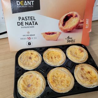 디앙뜨 포르투갈 에그타르트 오리지널 맛+패션후르츠 맛 중 택1 — 5점을 준 리뷰어가 2021년 8월 올린 사용 사진