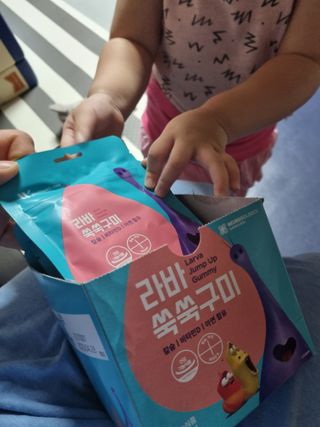 푸름웰니스 라바 쑥쑥구미 36g — 5점을 준 리뷰어가 2022년 5월 올린 사용 사진