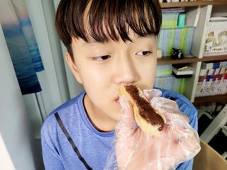 진테이블 발.견 스프레드  오리지널믹스 90g + 카카오스윗믹스 90g 2종 세트 — 3점을 준 리뷰어가 2022년 8월 올린 사용 사진