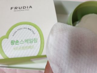 [후르디아] 약산성  모공 필링 패드(70매) — 5점을 준 리뷰어가 2021년 7월 올린 사용 사진