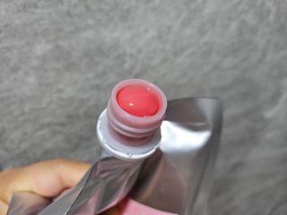 [유니프] 헤어 샤이니 핑크 컬러 트리트먼트 500g — 5점을 준 리뷰어가 2024년 4월 올린 사용 사진