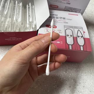 마미앤유 개별 듀얼면봉 — 5점을 준 리뷰어가 2022년 2월 올린 사용 사진