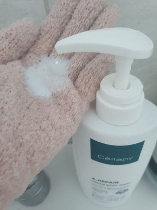 셀라피 에이리페어 크림 바디 워시 2세대 500ml — 5점을 준 리뷰어가 2021년 1월 올린 사용 사진