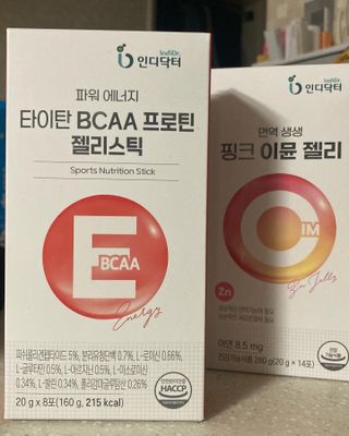 [인디닥터] 타이탄 BCAA 프로틴 젤리스틱 — 4.5점을 준 리뷰어가 2022년 4월 올린 사용 사진