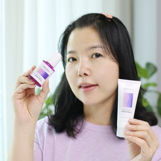 바노바기 코스메틱 바노바기 밀크 씨슬 리페어 세럼 30ml & 크림 50ml — 5점을 준 리뷰어가 2024년 5월 올린 사용 사진