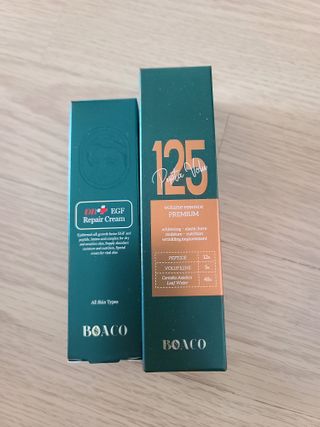 [보아코] 펩타보르 125 볼륨 에센스+  리페어 크림 — 5점을 준 리뷰어가 2022년 4월 올린 사용 사진