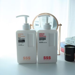 트리플에스 탈모 샴푸 580ml + 실크 트리트먼트 580ml — 5점을 준 리뷰어가 2021년 5월 올린 사용 사진