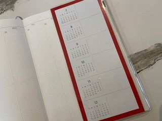 리훈 2023년 아이라이크 모눈 다이어리 미니달력 세트 — 5점을 준 리뷰어가 2022년 12월 올린 사용 사진