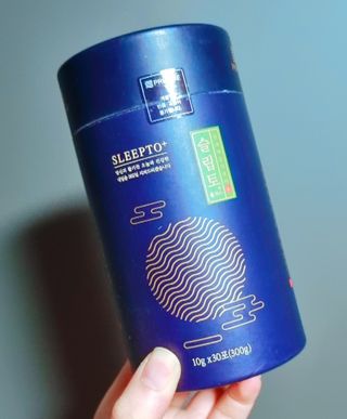 프리마인 자체 기업부설 연구소에서 찾아낸 건강한 수면의 비밀.  슬립토 플러스 30포 — 4.5점을 준 리뷰어가 2021년 9월 올린 사용 사진