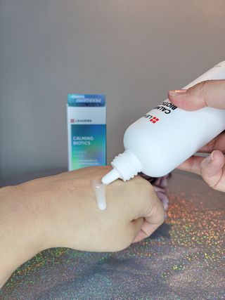 리더스코스메틱 리더스 카밍 바이오틱스 에센스 워터 — 5점을 준 리뷰어가 2021년 1월 올린 사용 사진