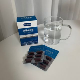뉴트리션팩토리 비타프렙 오큐슈프림 루테인 오메가3 1050mg — 4.5점을 준 리뷰어가 2021년 6월 올린 사용 사진