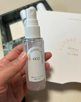 디어포레스트 [5개세트] 숲속의 하루 패브릭미스트 (섬유향수/ 룸스프레이) 50ml 5개 — 5점을 준 리뷰어가 2022년 10월 올린 사용 사진