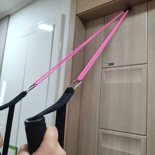 마이웨잇 심으뜸 홈트밴드세트 홈짐 여자홈트레이닝기구 운동용고무밴드 — 5점을 준 리뷰어가 2021년 7월 올린 사용 사진