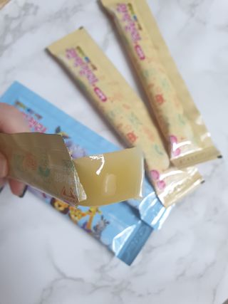 다나음 셀렌에 빠진 아연면역젤리 열대과일맛+사과맛 — 5점을 준 리뷰어가 2023년 1월 올린 사용 사진