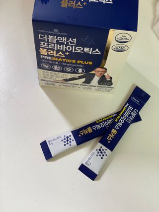 메이준뉴트리 더블액션 프리바이오틱스 플러스+ — 5점을 준 리뷰어가 2021년 5월 올린 사용 사진