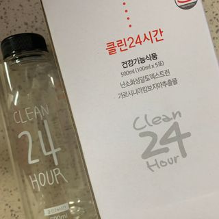 클린24시간 1BOX(5포) + 전용보틀(500ml) — 5점을 준 리뷰어가 2022년 7월 올린 사용 사진
