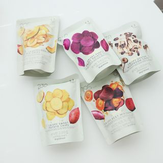딜라이트 프로젝트 원물칩 5종 9ea(고구마칩, 자색고마칩, 느타리버섯칩, 비트 믹스칩, 단호박 믹스칩) — 5점을 준 리뷰어가 2022년 4월 올린 사용 사진