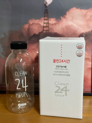 클린24시간 1BOX(5포) + 전용보틀(500ml) — 5점을 준 리뷰어가 2023년 7월 올린 사용 사진