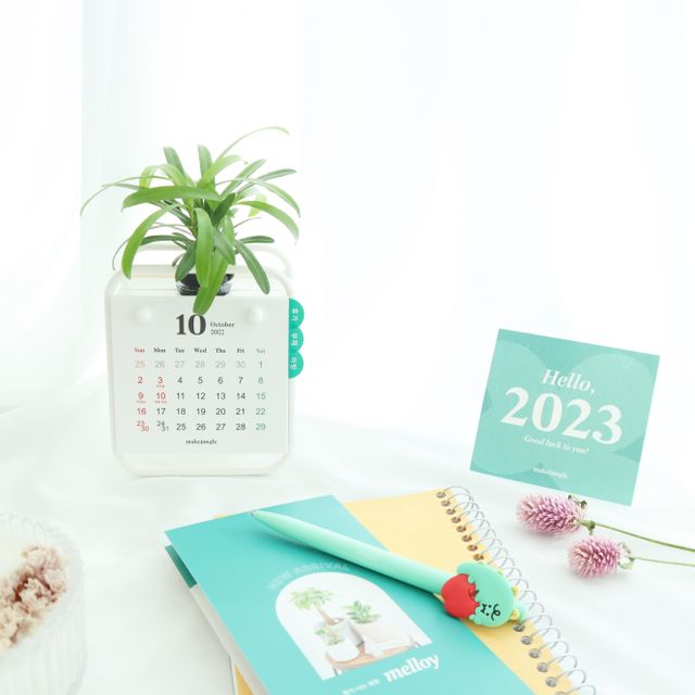 [메이크정글] 식물과 달력이 하나로, 2023년 식물캘린더 No.1 리뷰 사진