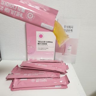 주식회사 얼굴반쪽 [얼굴반쪽 가르시니아 2,800mg] x 14포 1주 젤리 다이어트 보조제 체지방감소 — 5점을 준 리뷰어가 2021년 11월 올린 사용 사진