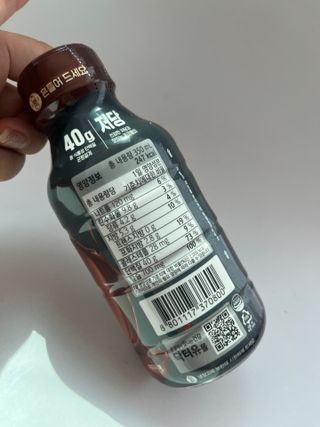 닥터유 프로 단백질 드링크 40g 초코 닥터유 프로 단백질드링크 40g 초코 — 5점을 준 리뷰어가 2024년 8월 올린 사용 사진