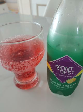 몽베스트 Montbest with Sparkling water Lemon OR Lime 20병(랜덤) — 5점을 준 리뷰어가 2022년 5월 올린 사용 사진