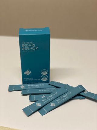 클린24시간 슬림앤유산균 1박스 (3.5g X 15포) — 5점을 준 리뷰어가 2023년 4월 올린 사용 사진