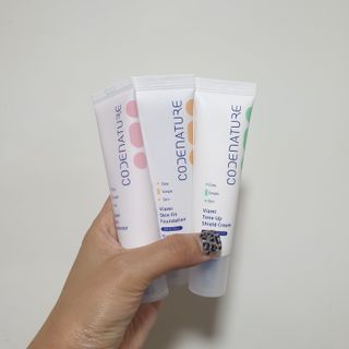 코드네이처 비아미 퍼펙트 케어 4종 — 5점을 준 리뷰어가 2021년 8월 올린 사용 사진