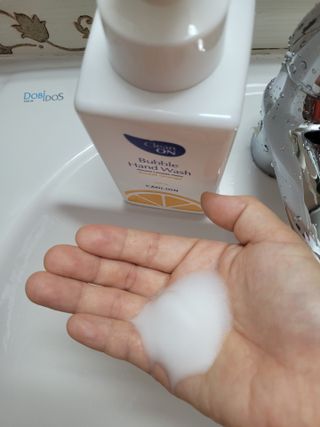 카오리온코스메틱스 클린온 버블 핸드 워시 500ml — 5점을 준 리뷰어가 2021년 8월 올린 사용 사진