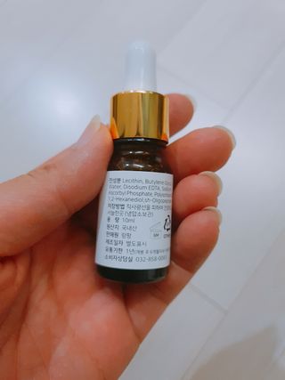 랑팡 EGF+FGF 10ppm 리포좀 앰플 원액 10ml — 5점을 준 리뷰어가 2021년 11월 올린 사용 사진