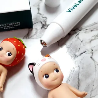 바이브랩 [탈모증상완화] 헤어라인 눈썹 두피앰플 — 5점을 준 리뷰어가 2022년 3월 올린 사용 사진