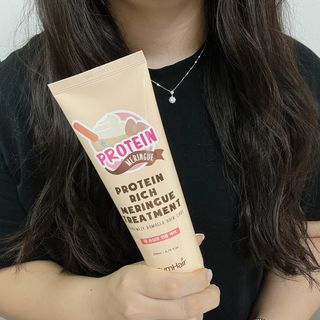 썸헤어 / SUMHAIR 썸헤어 프로틴 리치 머랭 트리트먼트 극손상모 전용 케어 — 5점을 준 리뷰어가 2021년 7월 올린 사용 사진