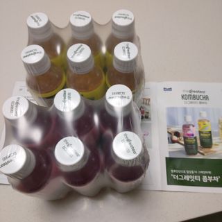 더그레잇티 콤부차 300ml *12개입 (오리지널 6개+베리리치 6개) — 4점을 준 리뷰어가 2022년 7월 올린 사용 사진