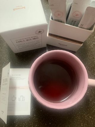 세렌디뷰티_이너뷰티 티톡스 로즈 베리 — 5점을 준 리뷰어가 2021년 3월 올린 사용 사진