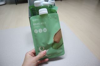 [뷰캔] 건강한 식사대용 앰퍼샌드 단백질 쉐이크 초코&말차 50g — 5점을 준 리뷰어가 2022년 6월 올린 사용 사진