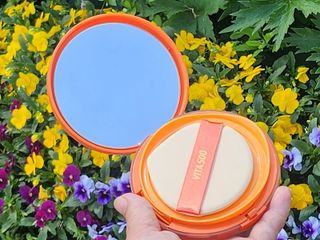 광동생활건강 MF[광동] 비타500✨주름개선·미백·SPF50+🌞퍼펙트쉴드 빅 선쿠션 본품 — 5점을 준 리뷰어가 2024년 5월 올린 사용 사진