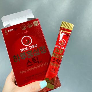 힘내라김홍삼 하루홍삼정스틱 10g x 10포 — 5점을 준 리뷰어가 2021년 5월 올린 사용 사진