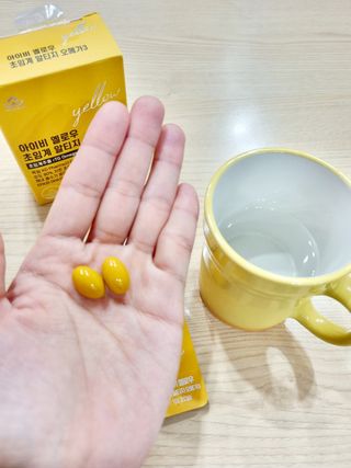 아이비웰니스 롱비다 커큐민 강황 400mg 함유 아이비 옐로우 초임계 알티지 오메가3 KD 파마 (30캡슐) — 4점을 준 리뷰어가 2024년 11월 올린 사용 사진