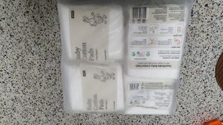 디어엘로디 프리미엄 유기농 베이비 솜티슈 40매 3 + 1 PACK — 5점을 준 리뷰어가 2021년 2월 올린 사용 사진